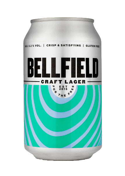 BELLFIELD CRAFT LAGER 4x330ML CANS - Vino Wines