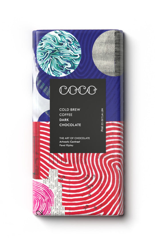 COCO COLD BREW COFFEE DARK CHOCOLATE 80G - Vino Wines