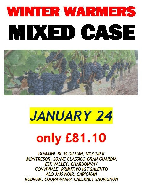 WINTER WARMERS MIXED CASE JANUARY 24 - Vino Wines