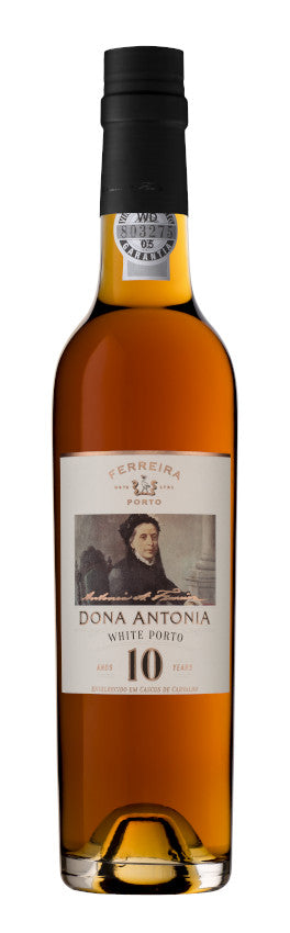 FERREIRA DONA ANT€??NIA 10-YEAR-OLD WHITE PORT NV 37.5CL - Vino Wines